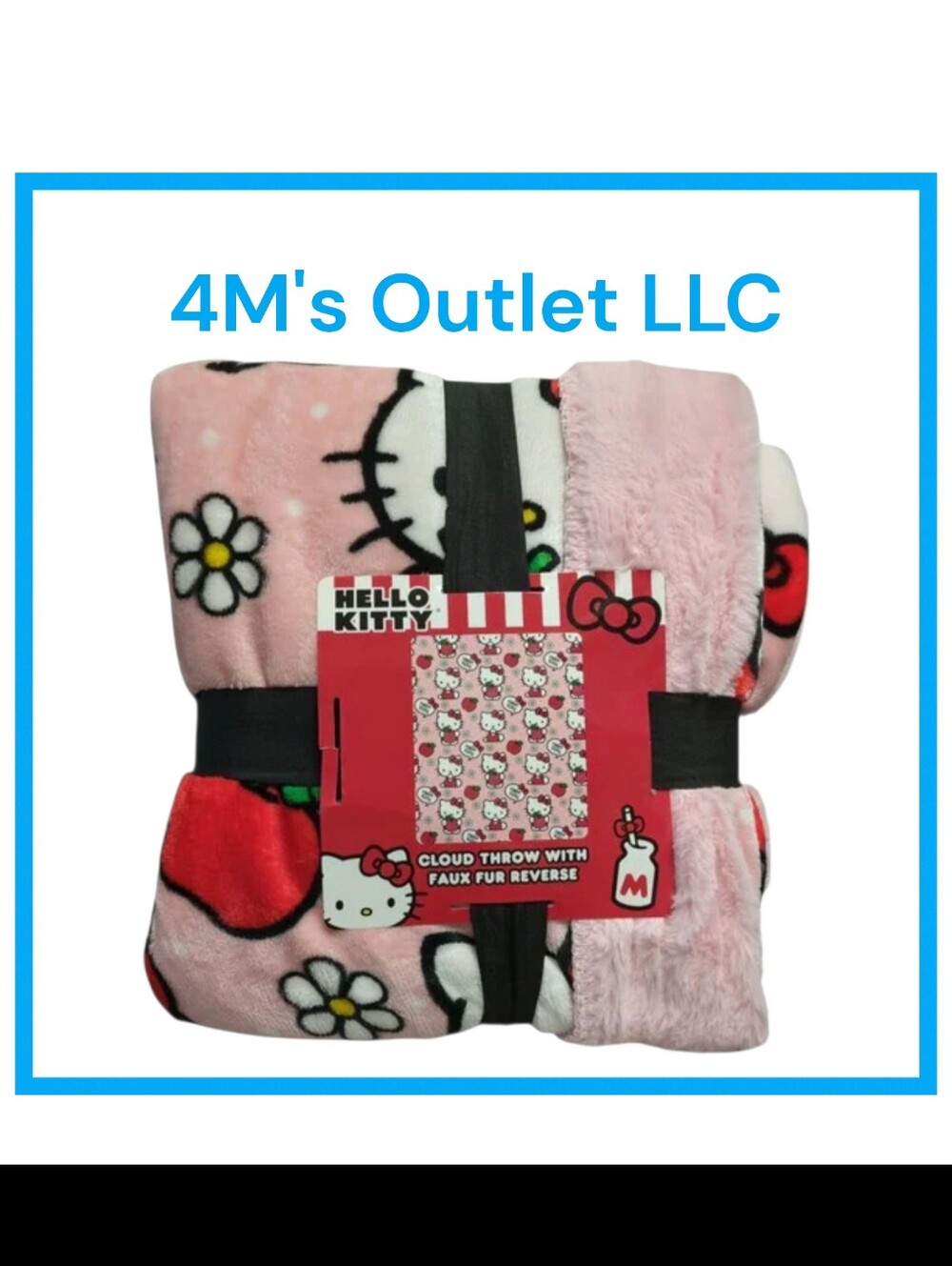 Hello Kitty Cloud Throw Label